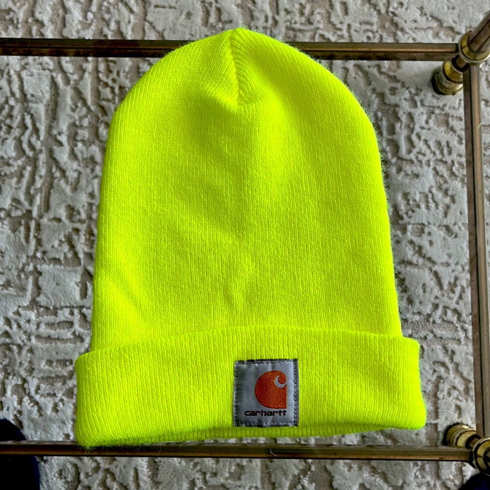 NWOT Lime Green Carhartt Beanie